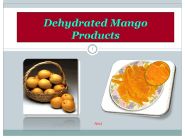 Dehyd mango