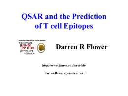 Darren Flower - UK-QSAR