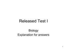 Released Test A