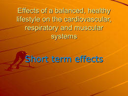 a powerpoint presentation on Yr 10 27 Short term effects of active