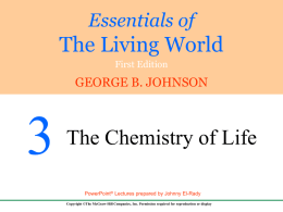 The Living World - Chapter 3 - McGraw Hill Higher Education