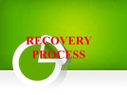 recovery - WordPress.com