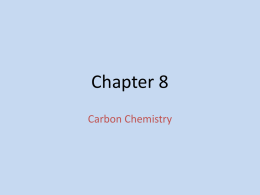 Ch 8 Carbon Chem