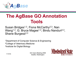 Bridges - Gene Ontology Consortium
