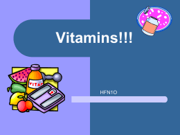 Vitamins - Meant4Teachers.com