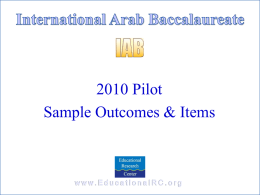 International Arab Baccalaureate