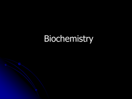 biochemistry honors