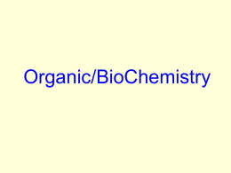 Organic/Bio Chemistry