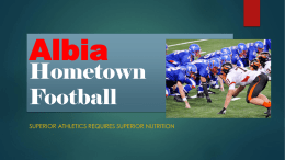 Hometown Football - Change for Health