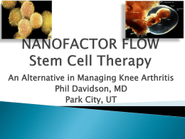 nanofactor flow - Dr. Phil Davidson