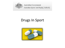 Drugs in sportx