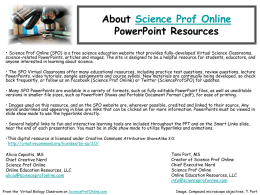 PPT only - Science Prof Online
