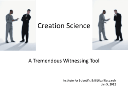 Creation Science - Auxt Biblical Creation Resources