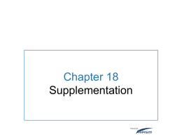 Chapter 18 - Supplement - the Health Science Program