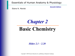 Chapter 2 Basic Chemistry - Fillmore Central Schools