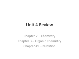 Unit 4 Review - Nutley Schools