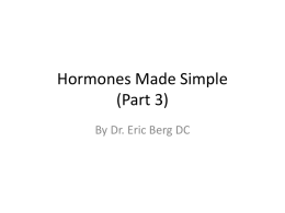 Hormones Made Simple (Part 3)