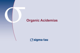2 Organic Acidemias
