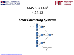 Error-Correcting Systems