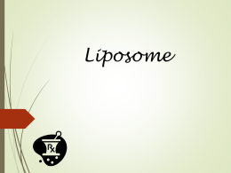 Liposome - PharmaStreet