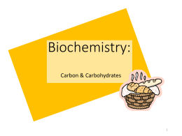 Carbon and Carbohydrates PP