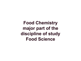 Food Chemistry for 1..