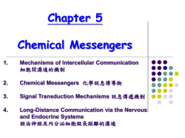 Chapter 5 Chemical messengers