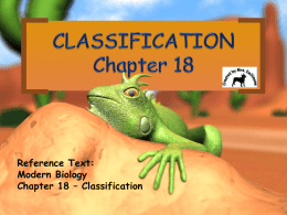 Classification - Nutley Schools