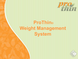ProThin® Meal Replacement