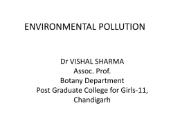 Presentation-vishal pollutionx