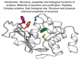 Allosteric enzymes