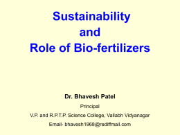 role of bio-fertilizers and how indian farmers are addressing the