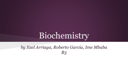 Biochemistry - Houston ISD