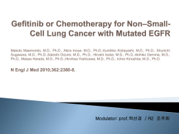 Gefitinib or Chemotherapy for Non–Small
