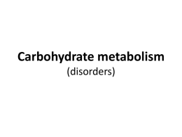 Clinical biochemistry (4) Carbohydratex