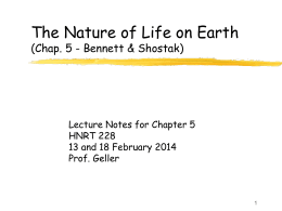 The Nature of Life (Chap. 3