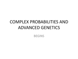ADVANCED GENETICS