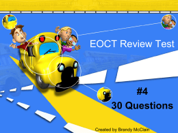EOCT Review Test