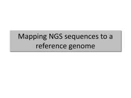MS PowerPoint - Genome Projects at University of Kentucky