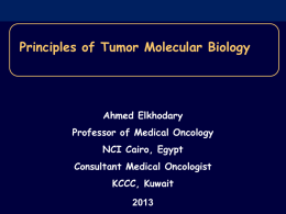 molecular targeted therapy of cancer