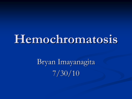 Hemochromatosis