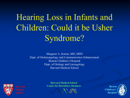 Progressive Hearing Loss: It even happens to kids