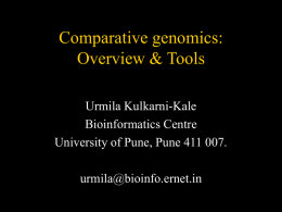 Comparative Genomics of Microbes
