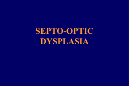 SEPTO-OPTIC DYSPLASIA