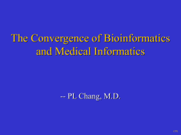 Bioinformatics and Medical Informatics