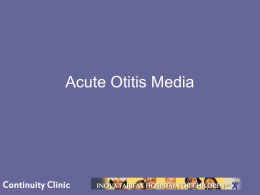 Acute Otitis Media