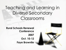 Teaching and Learning in Diverse Secondary Classrooms