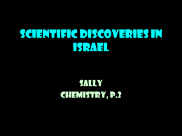 Scientific Discoveries in Egypt and Israel