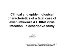 Clinical and epidemiological characteristics of a fatal