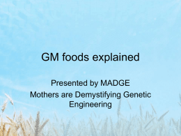 Main title slide - Mothers are Demystifying Genetic